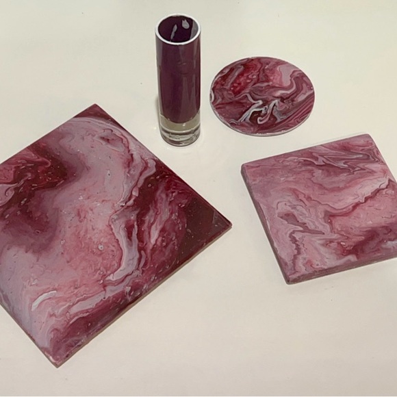 Gorgeous Homemade 4 Piece One of a Kind Home Decor - Picture 5 of 5